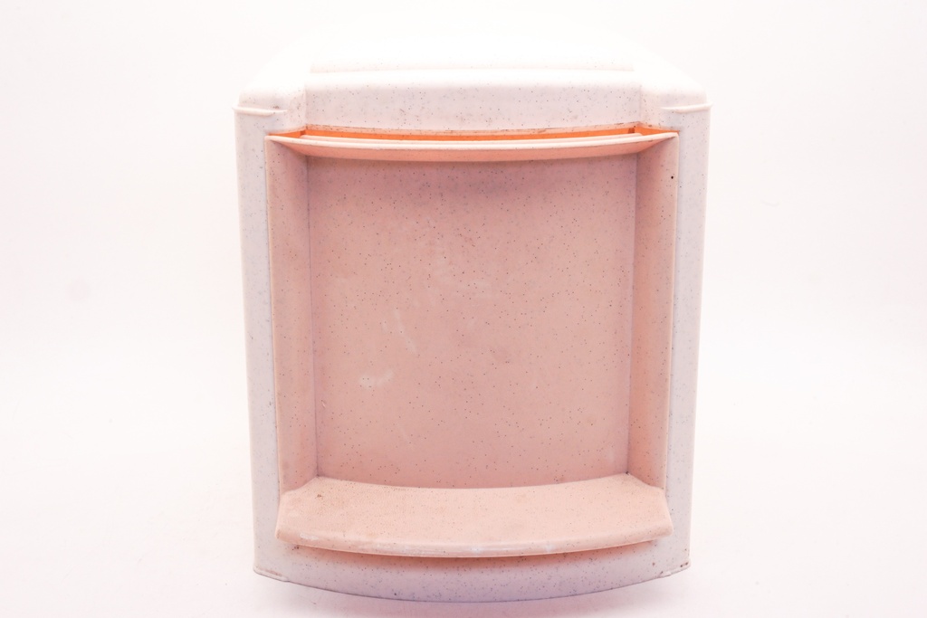 Vintage Pink Wall-Mounted Ceramic Soap and Sponge Holder