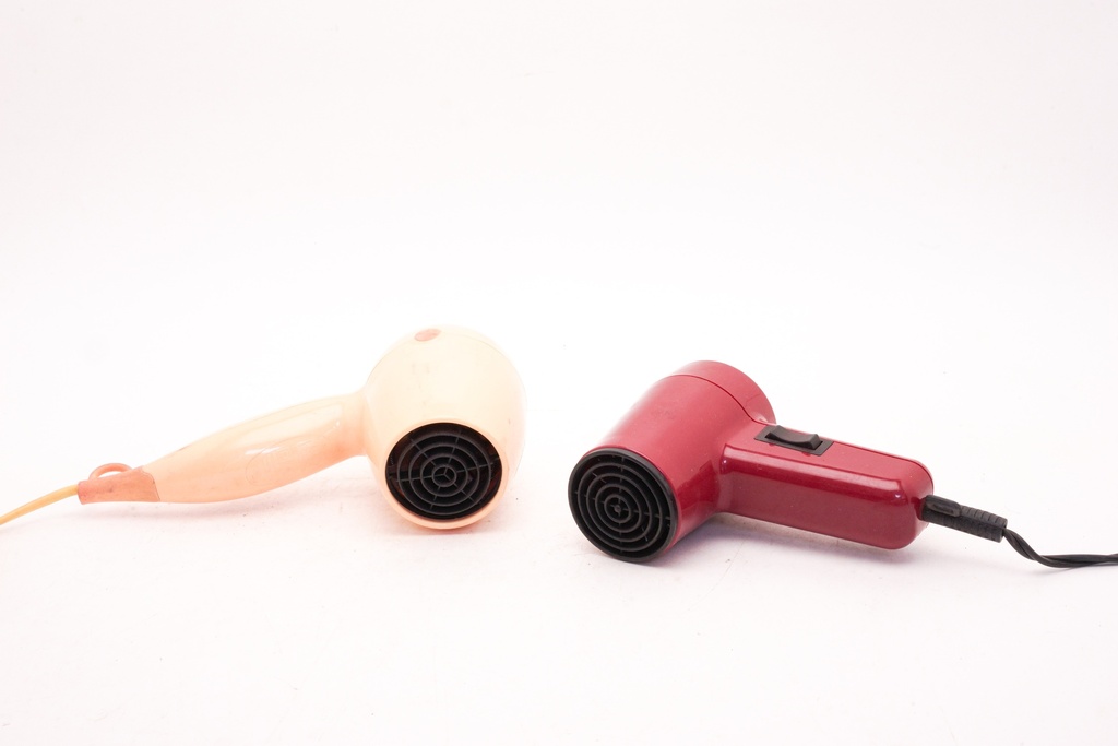 Vintage Handheld Hair Dryers - Ivory or Red