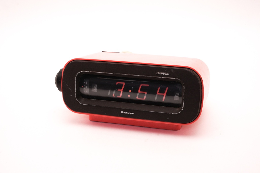 Retro Red Flip Clock
