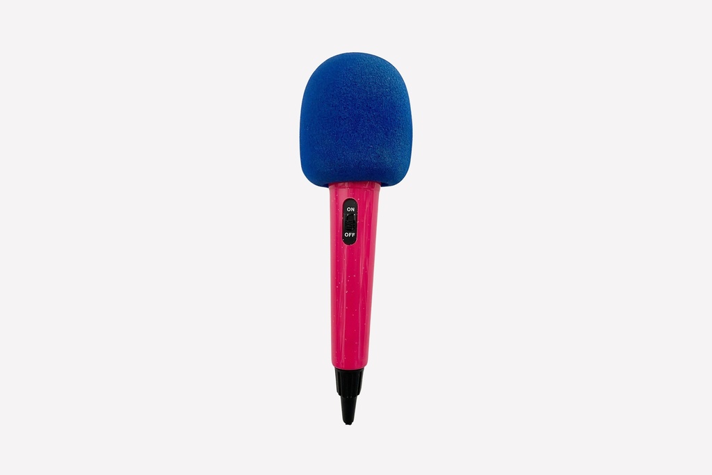 Pink and Blue Kids Toy Microphone Prop