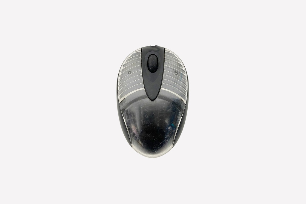 Retro Transparent Wired Computer Mouse