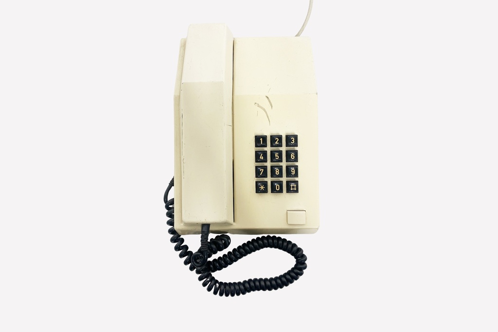 Vintage Push-Button Corded Telephone