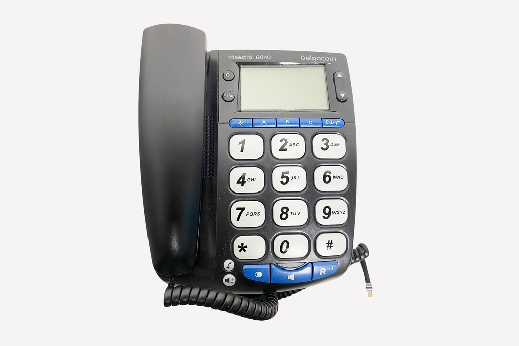 Retro Office Desk Phone with LCD Screen