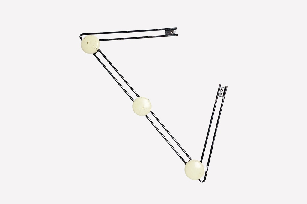 Vintage Industrial Wall-Mounted Swing Arm Light Fixture
