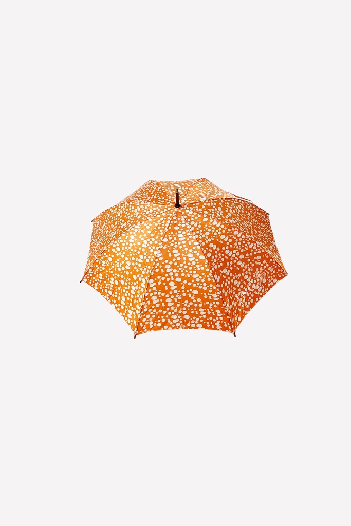 Orange Polka Dot Umbrella