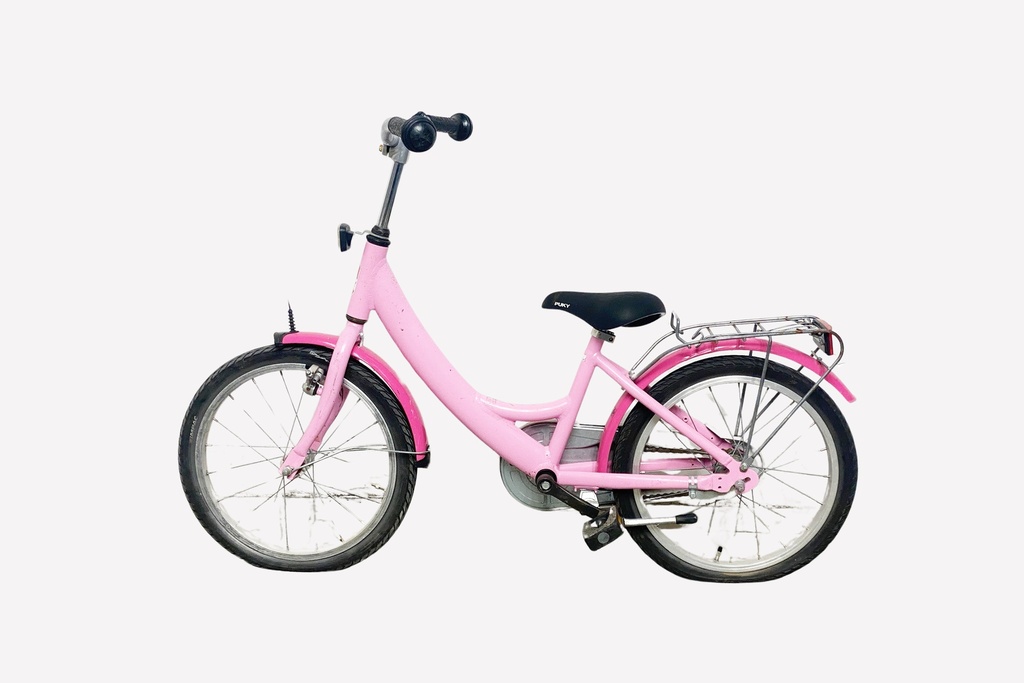 Pink Kid's Bicycle with Rear Rack