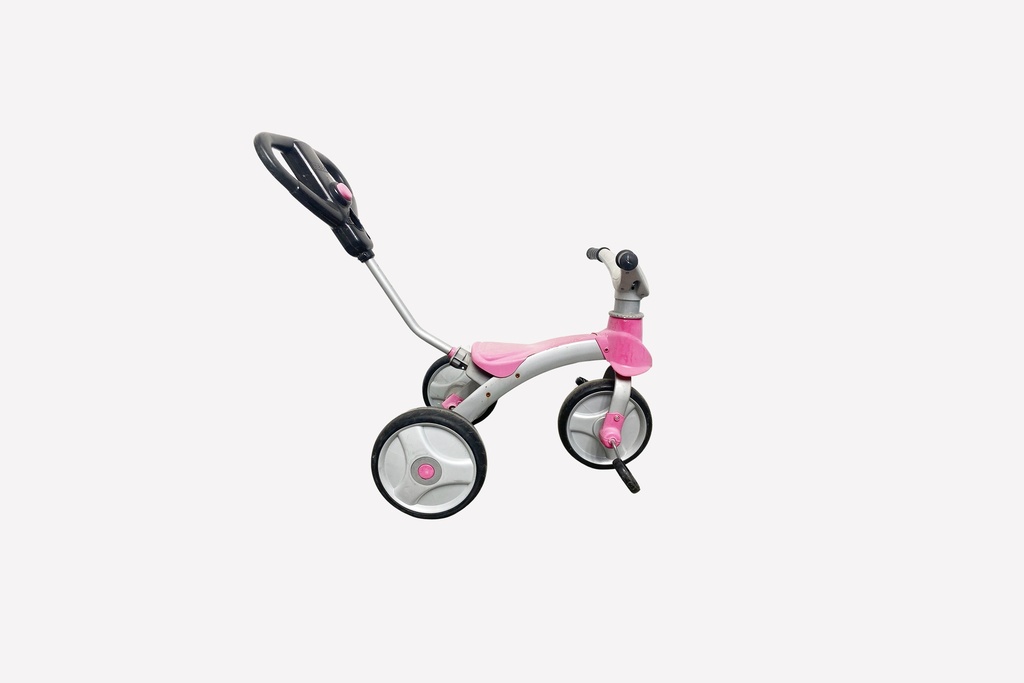 Toddler's Pink Push Tricycle