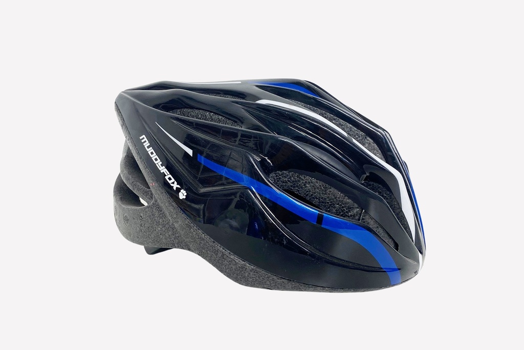 Muddyfox Black and Blue Cycling Helmet