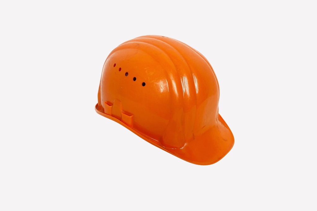 Orange Construction Safety Helmet