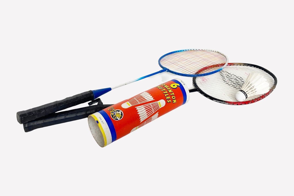 Badminton Set with Rackets and Shuttlecocks