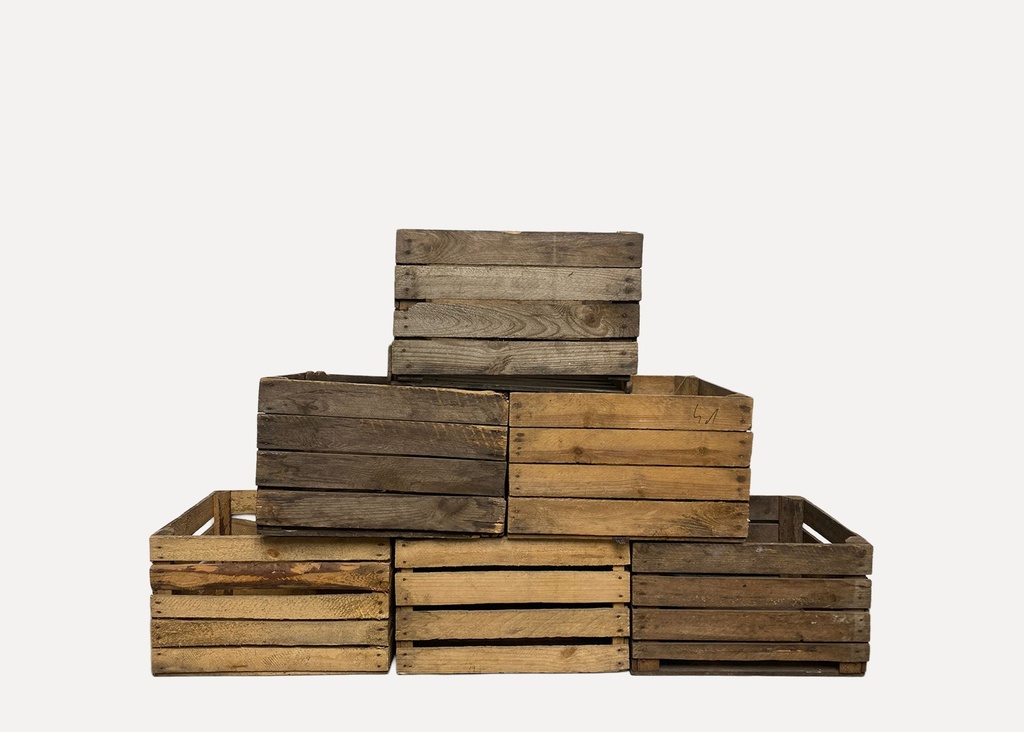 Stacked Wooden Crates Collection