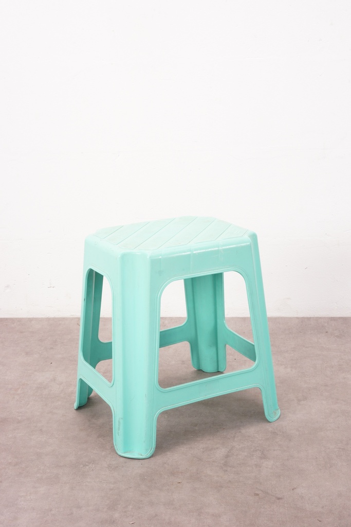 Mint Green Plastic Stool