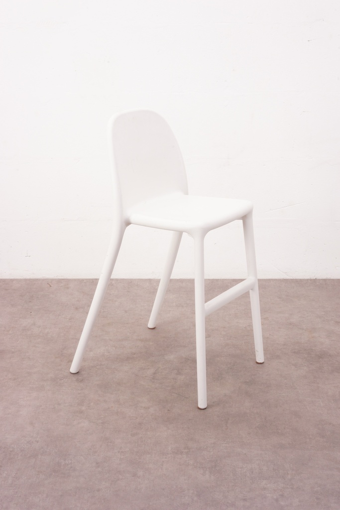 Minimalist White Modern Chair