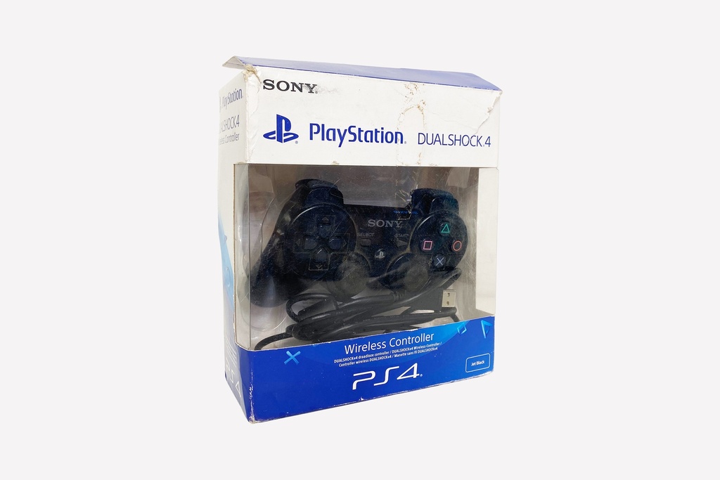 Worn PlayStation DualShock 4 Controller in Original Packaging
