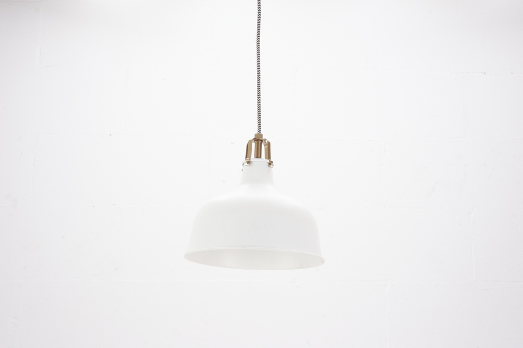 Minimalist White Industrial Pendant Light