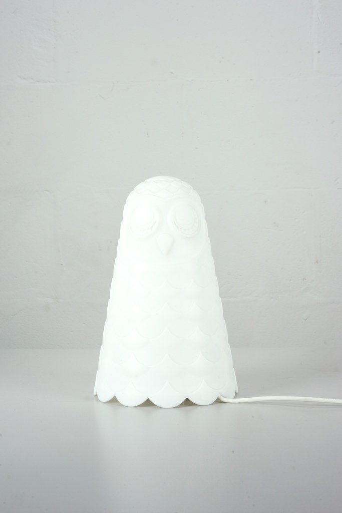 White Owl Table Lamp