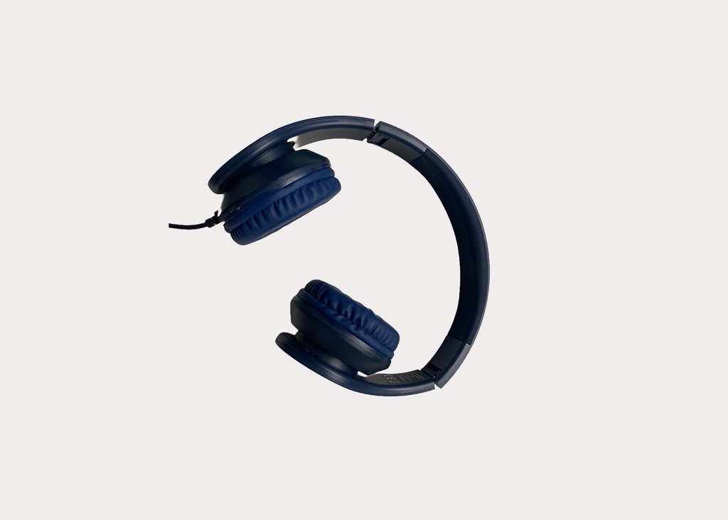 Foldable Navy Blue Headphones