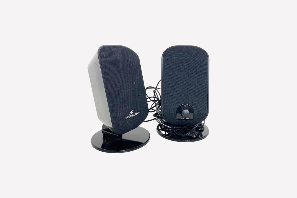 Compact Desktop Speakers with Volume Control