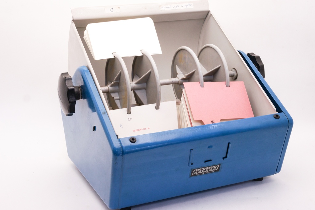 Vintage Rotadex Rotary Card File System