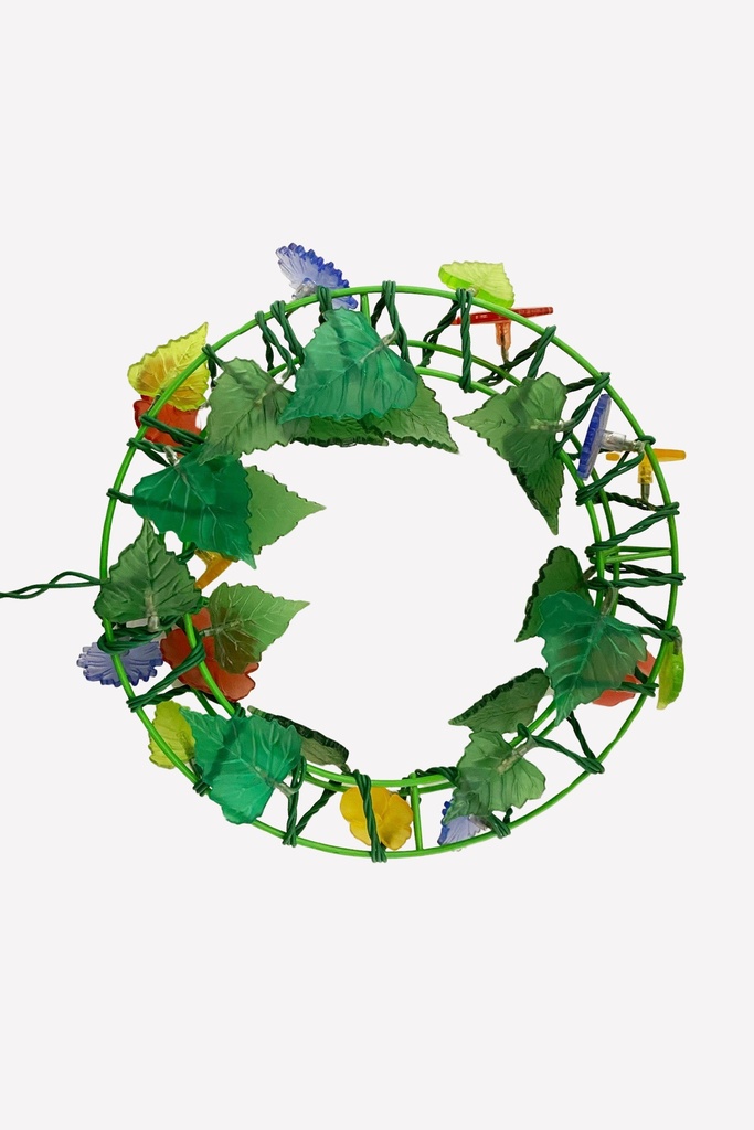 Tropical Leaf and Flower String Light Garland