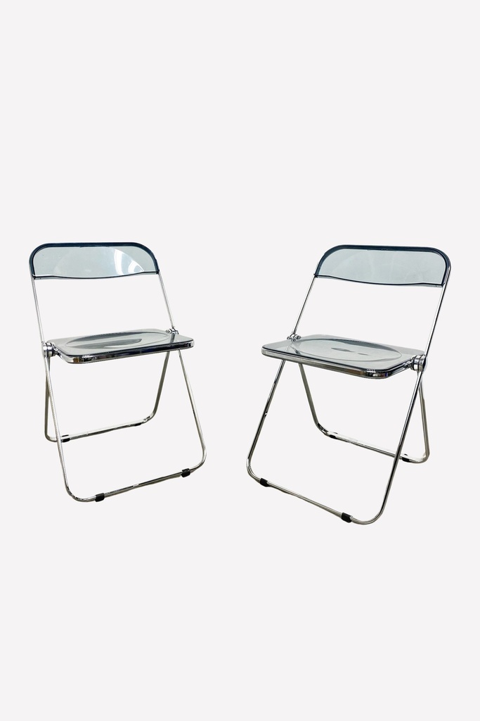 Clear Acrylic Folding Chairs