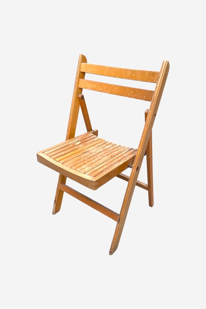 Vintage Wooden Folding Chair