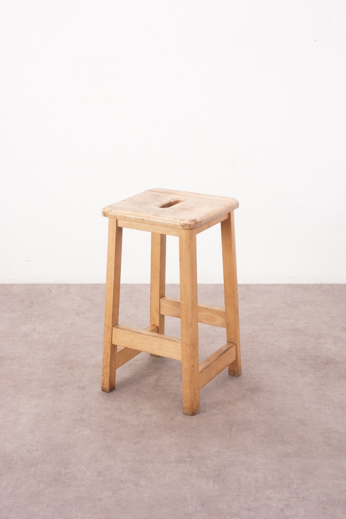 Rustic Wooden Work Stool