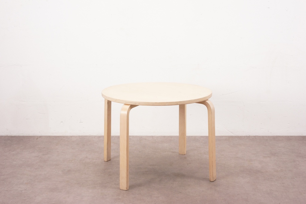 Scandinavian Minimalist Round Birch Table