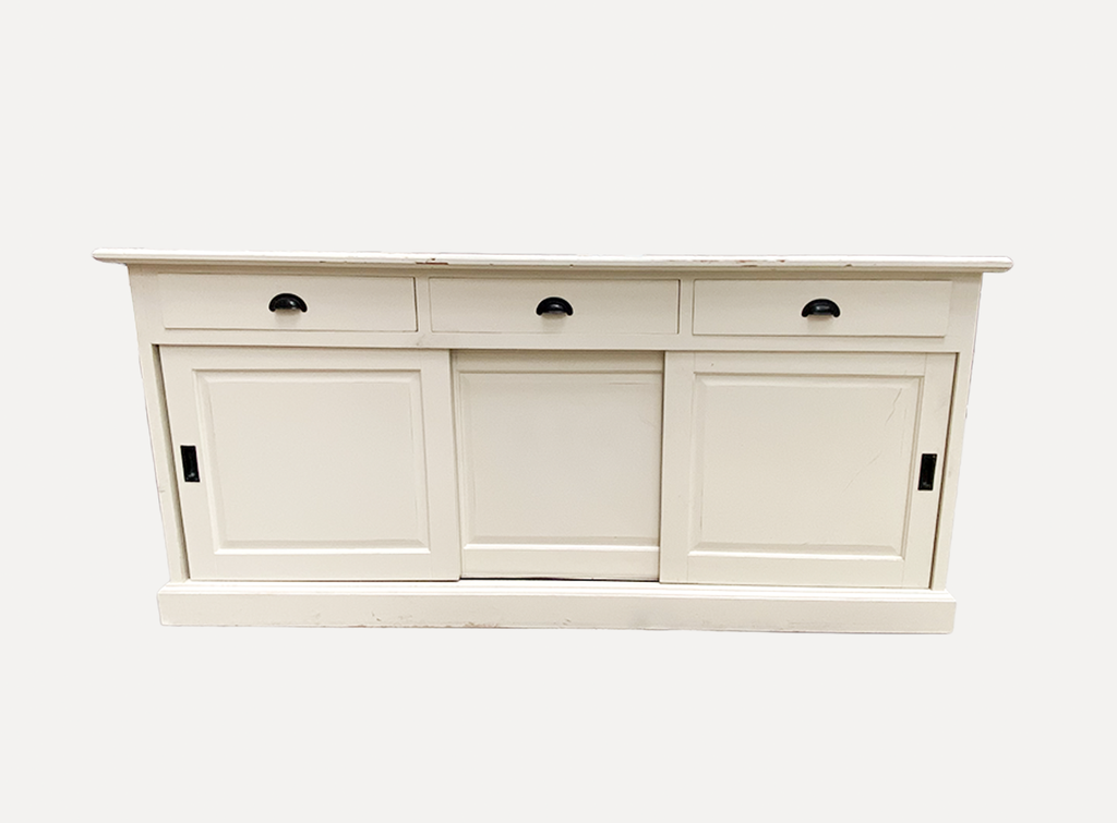 White wooden furniture