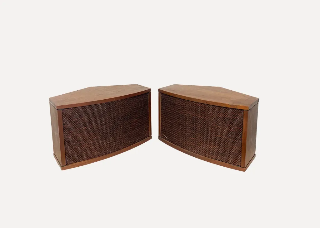 Pair Of Wooden Speaker