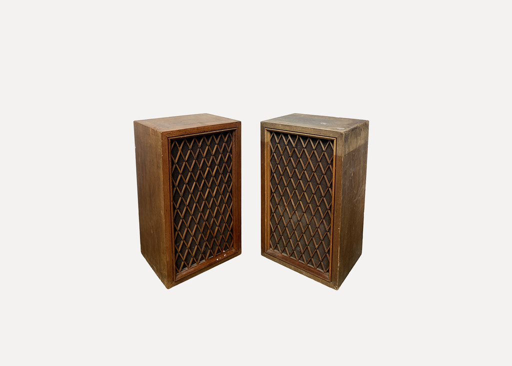 Pair Of Wooden Speaker