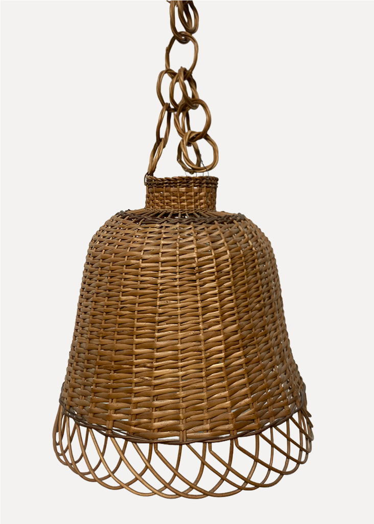 Wicker Braid Hanging Lamp