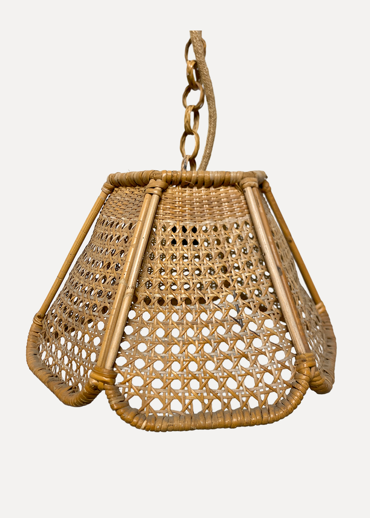 Wicker Lamp Shade Lamp