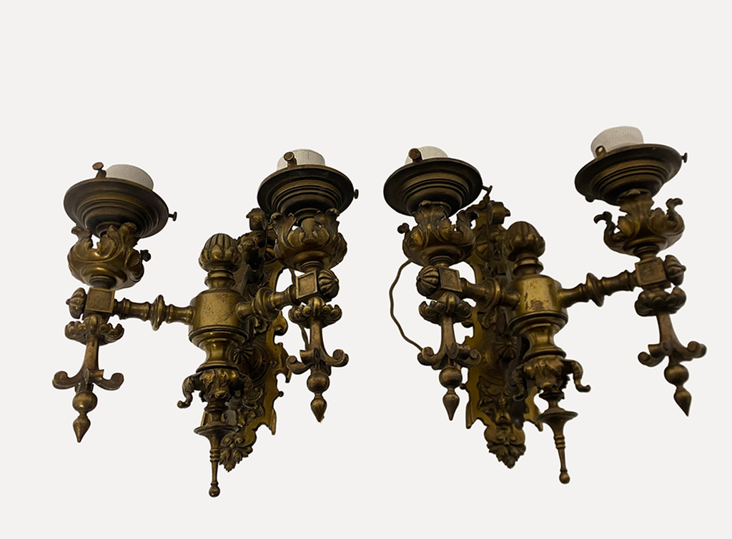 Candle-Shaped Wall Lamps