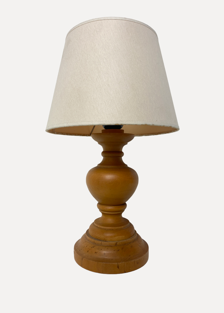 Wooden table lamp