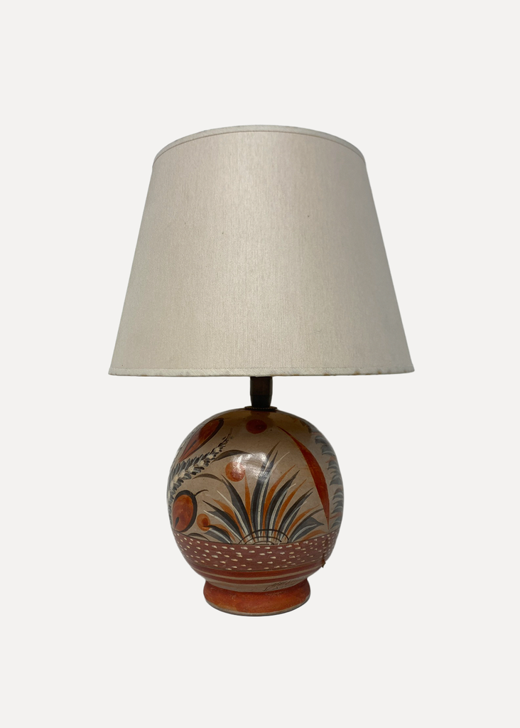 Wooden table lamp