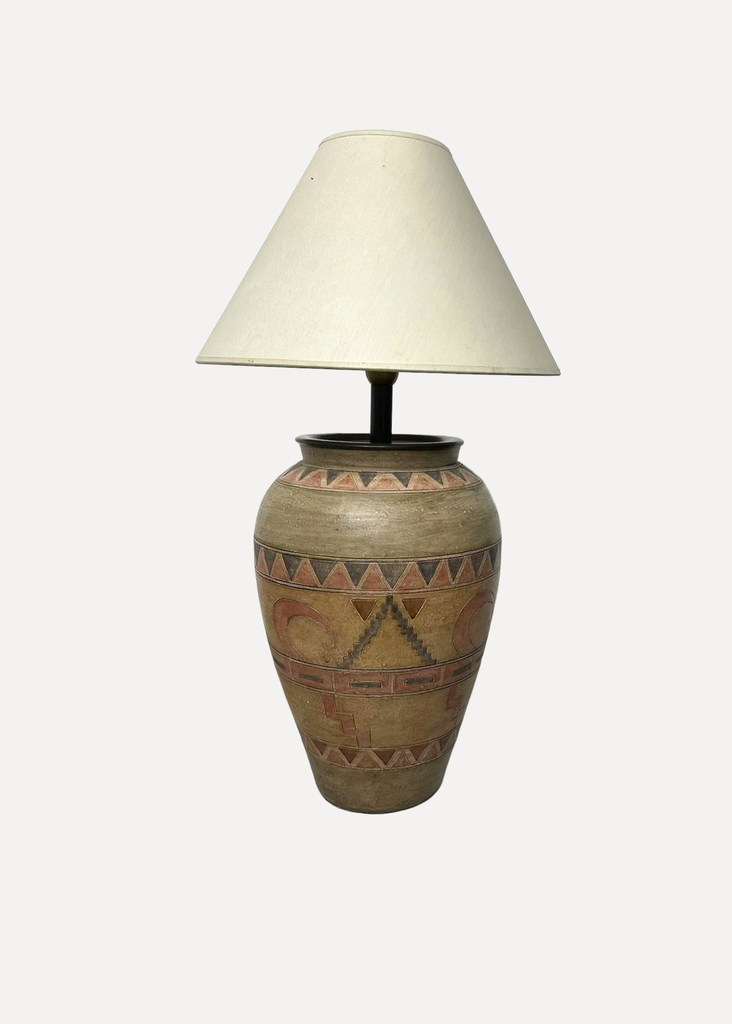 Ceramic With Ancient Geometric Patterns