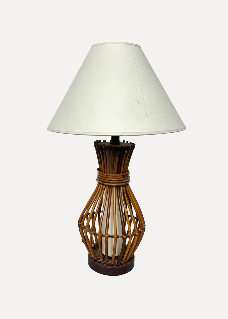 Wooden table lamp