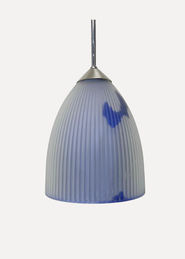 Blue hanging lamp