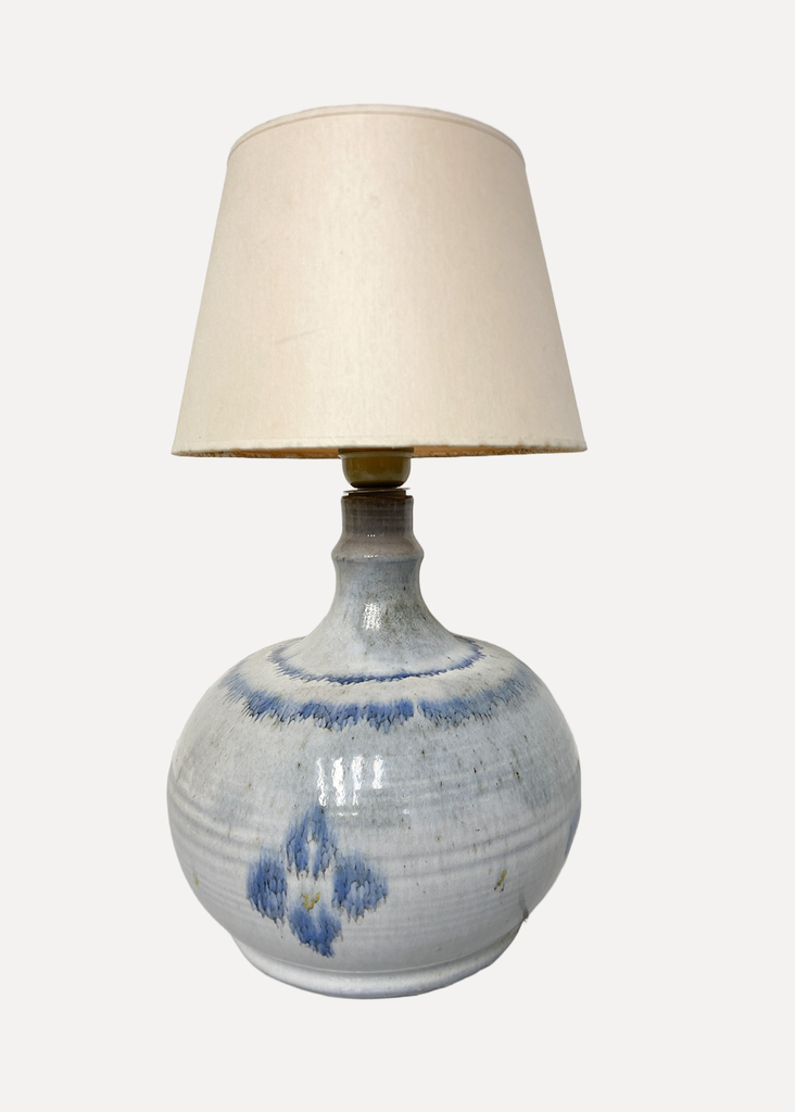 Blue and White Ceramic Table Lamp