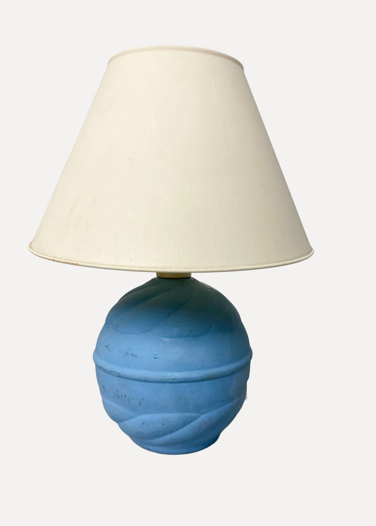 Blue table lamp