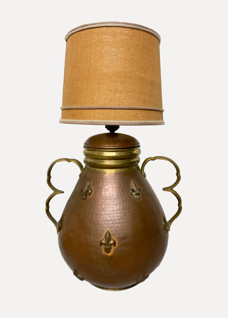 Copper table lamp