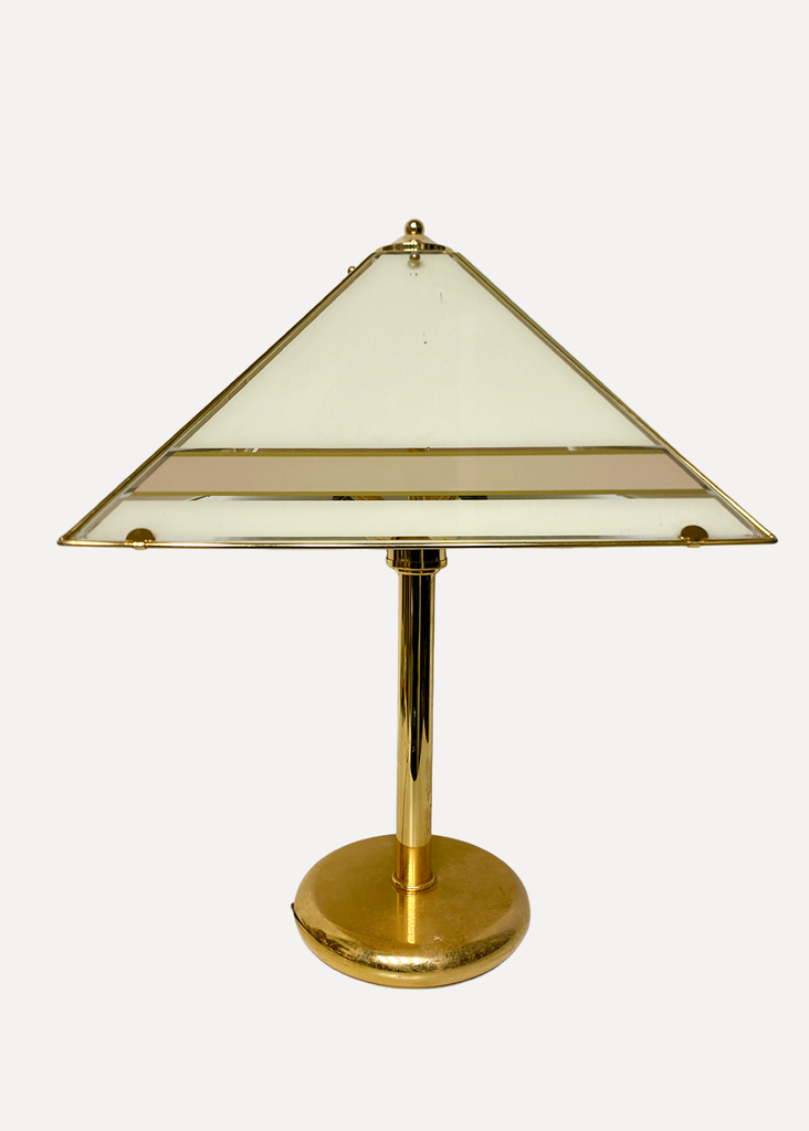 Golden table lamp