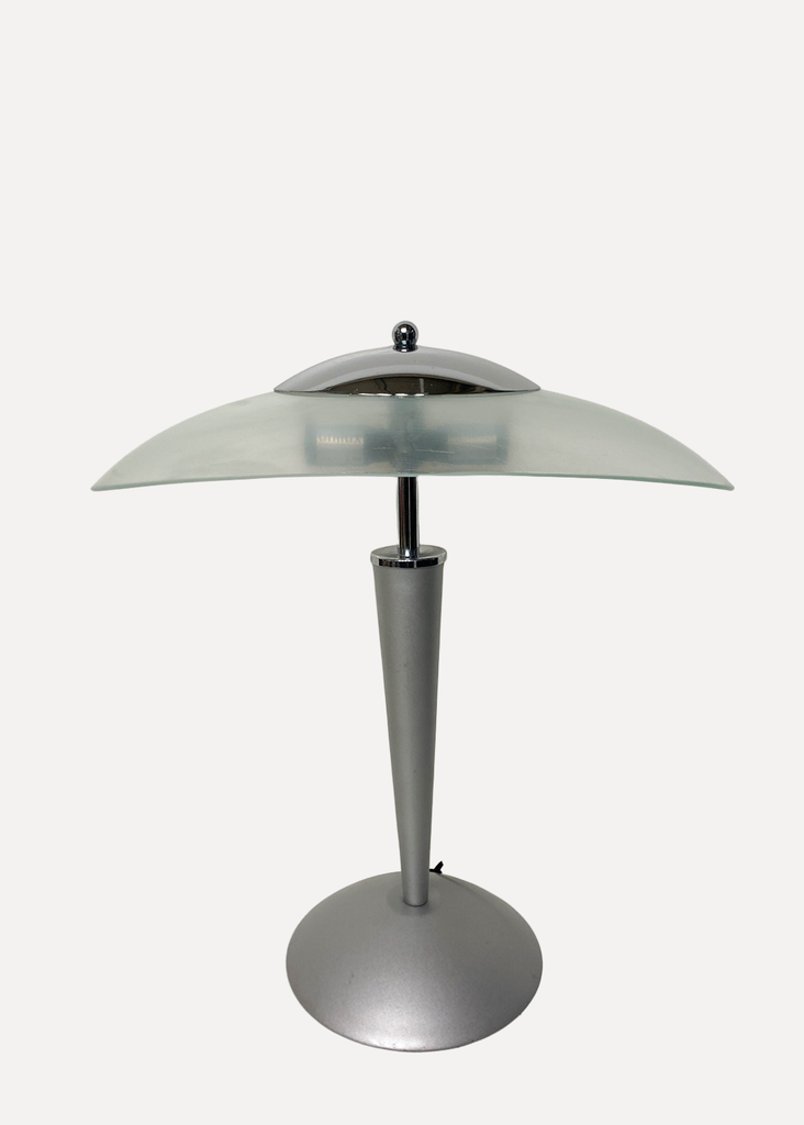 Gray table lamp