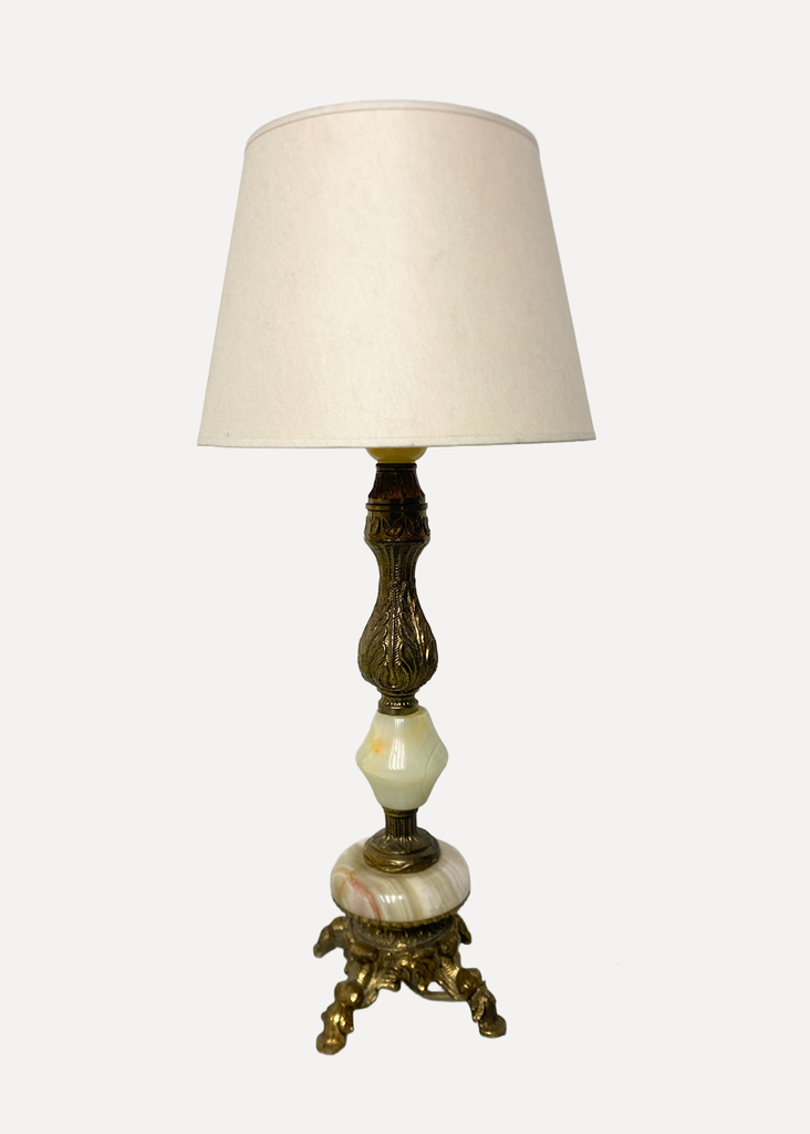 Golden table lamp 2