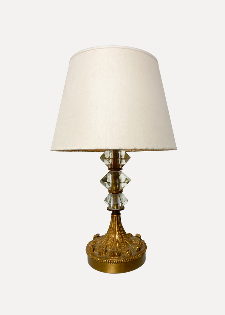 Golden Glass Table Lamp