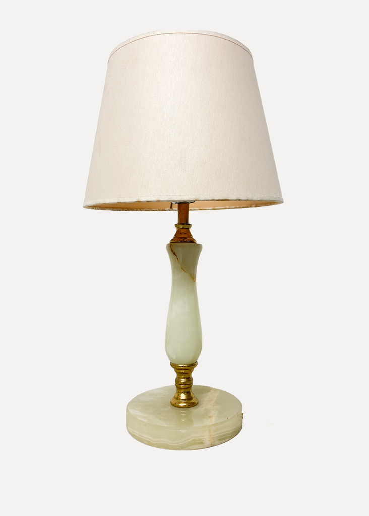 White marbble table lamp