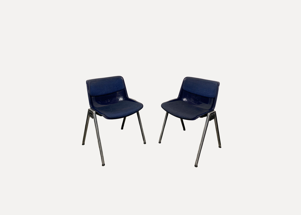 Blue Plastic Dining Seating