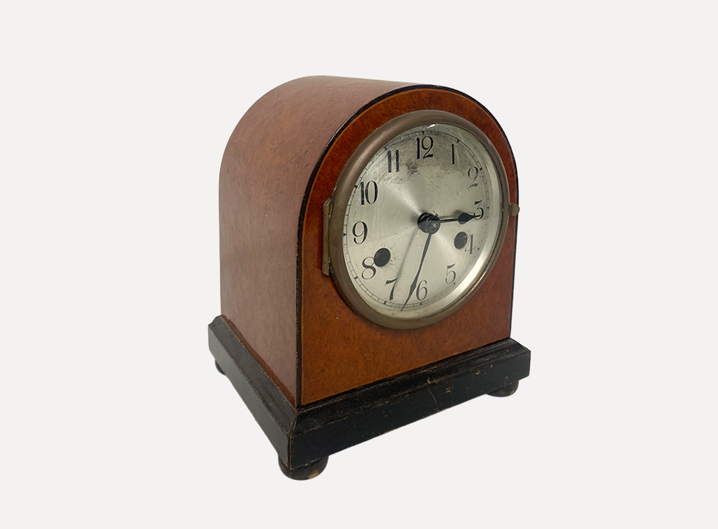 Vintage Wooden Mantel Clock