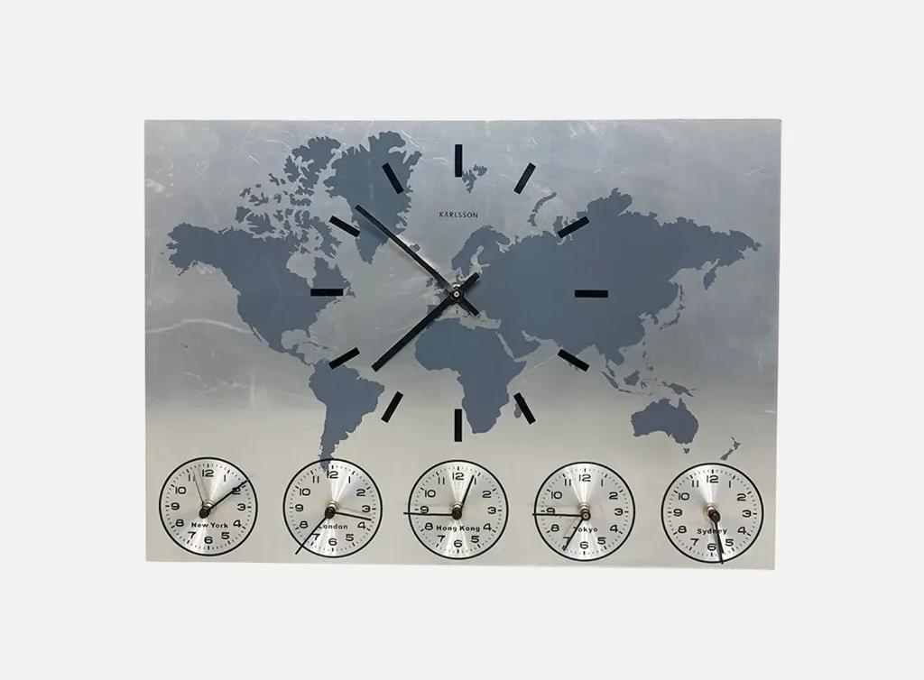 Alluminium World Clocks